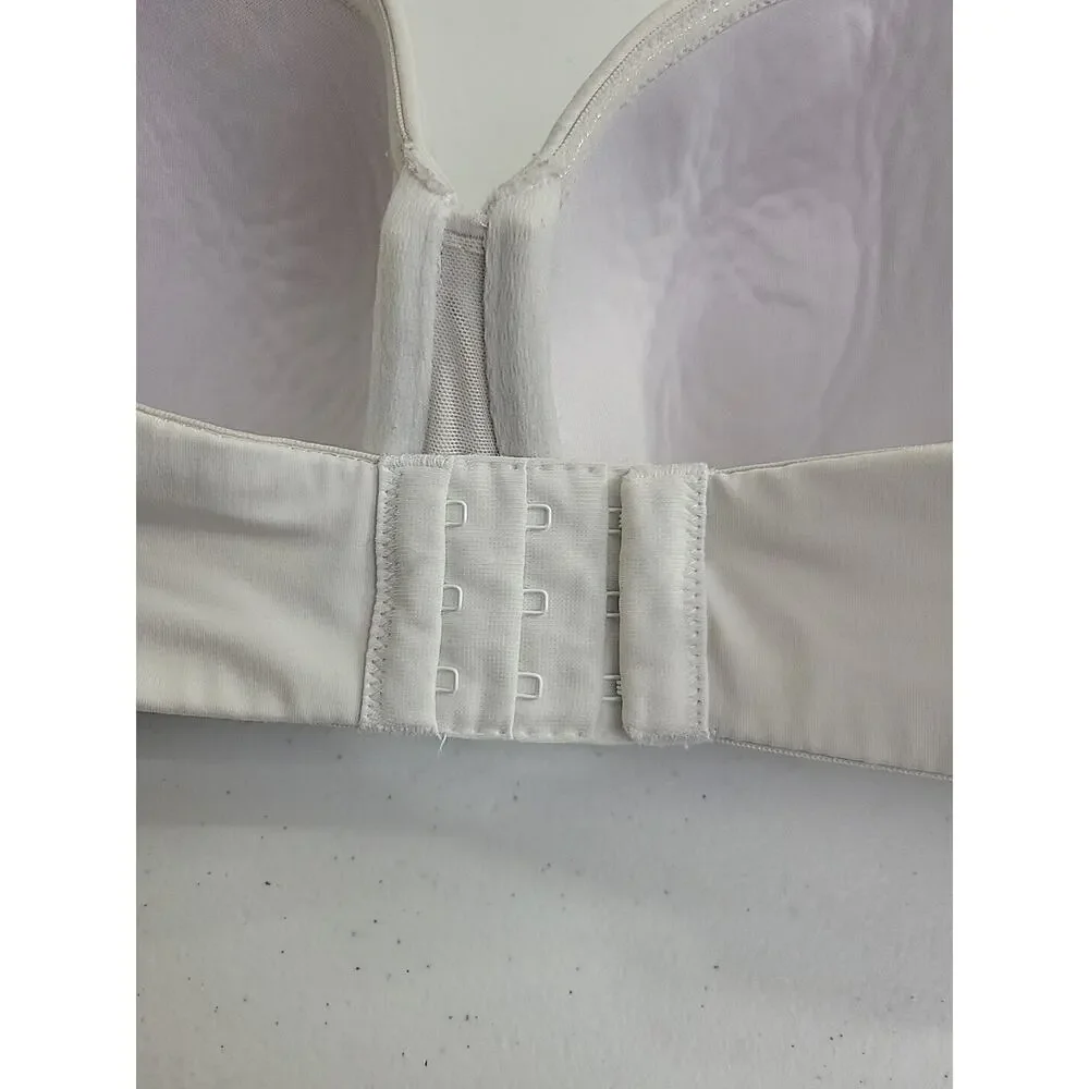 Ambrielle White‎ Natural Shaping Strapless Full Coverage Underwire Bra Size 38D